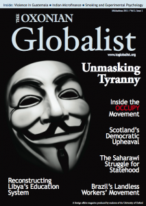 The Oxonian Globalist Michaelmas 2011 Edition Cover