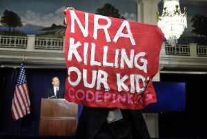 NRA Press Conference in the wake of Sandy Hook. Photo by jaymallinphotos via Flickr.