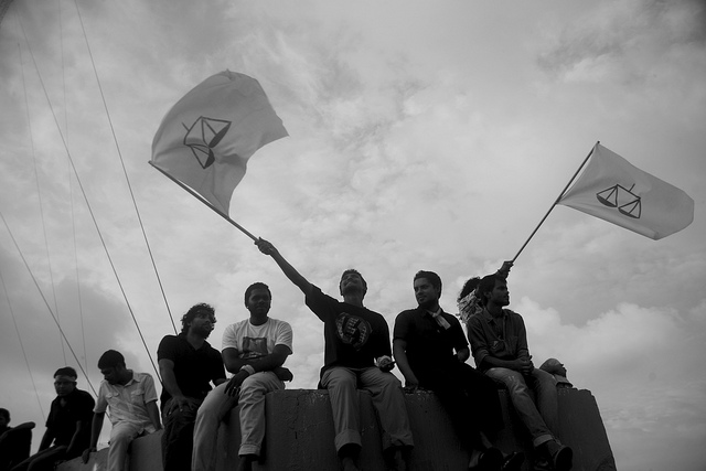 Calling for Justice? An MDP protest against the coup. Photo by dying regime via Flickr. 