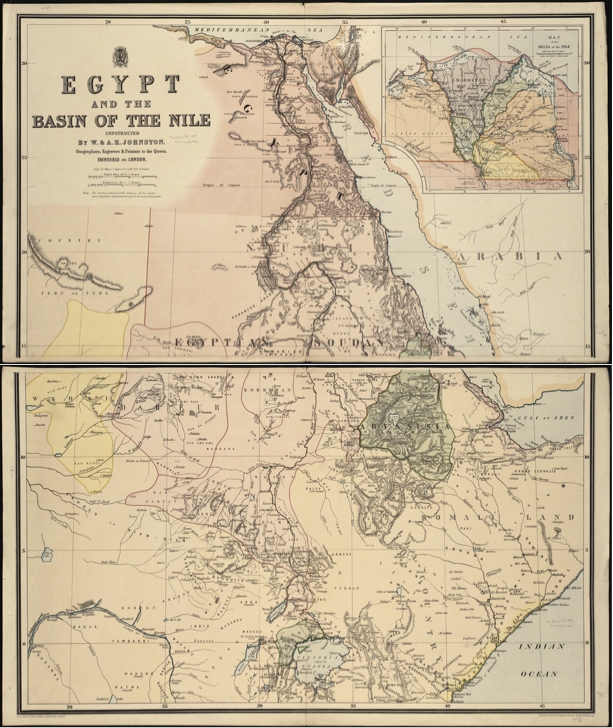 The Disputed Nile: Will the region share water or bloodshed? Photo by the Normal B. Leventhal Map Center at the Boston Public Library via Flickr.