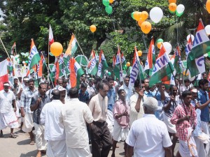 Indians march during the 2014 election. Photo by gordontour via Flickr. 