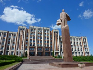 The Presidential Palace in Tiraspol, Transnistria. Photo by Frans Sellies via Flickr. 